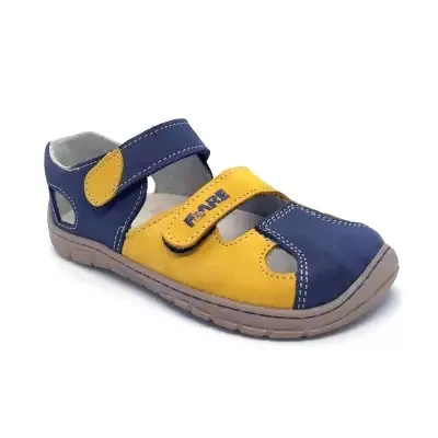 Fare Bare 5561281 - sandály kožené modro