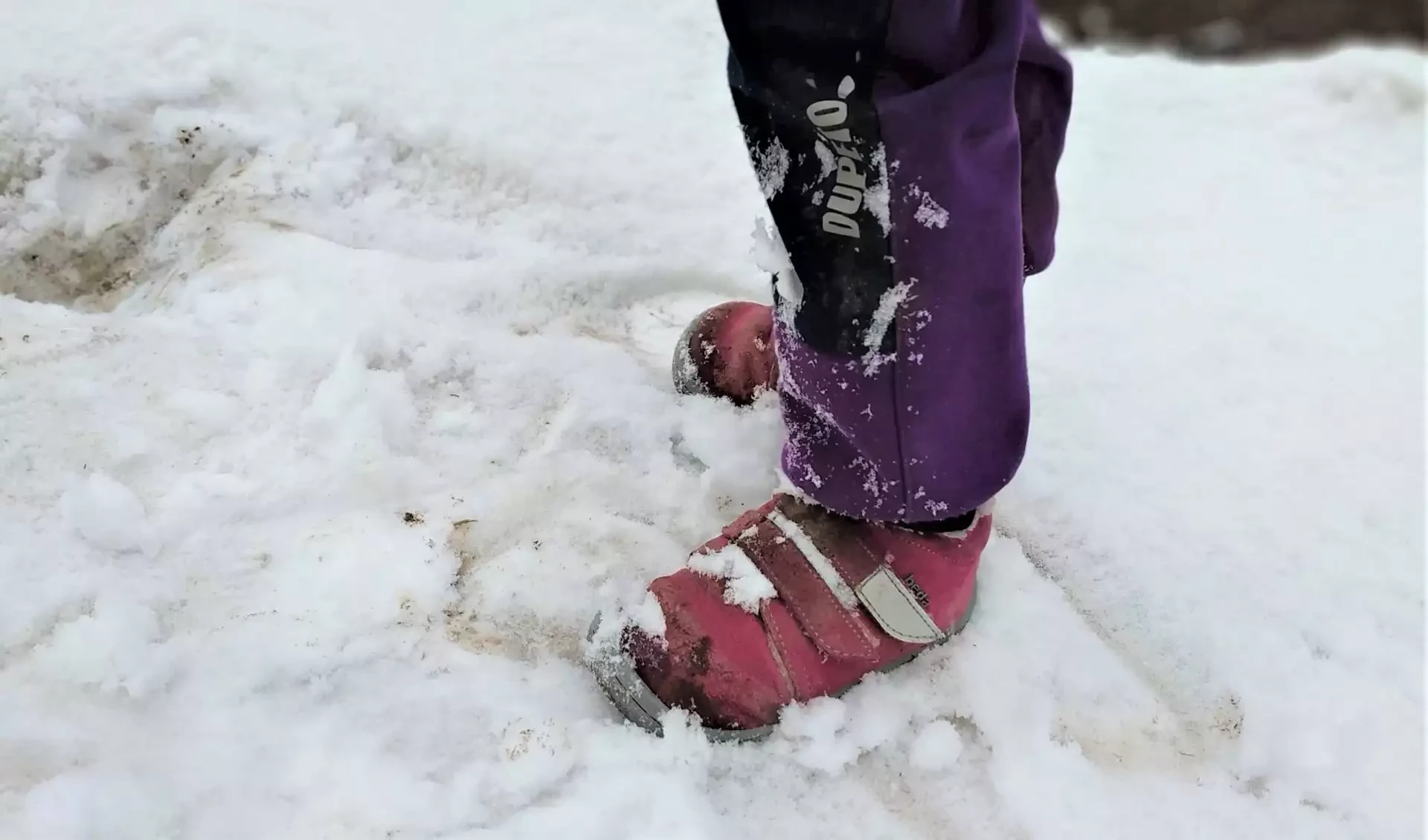 Nízké zimní Beda barefoot